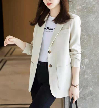 Damen Blazer mit Taschen Eveloria Elegantes Design