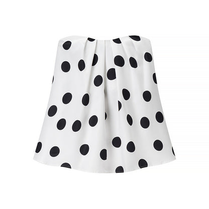 Damen Hose Weite Punktmuster Eveloria