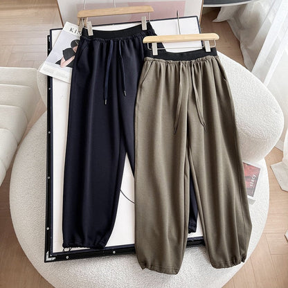 Damen Freizeithose Verstellbarer Bund Bequem Eveloria