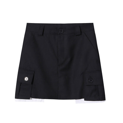 Damen Midirock Cargo-Elemente Tailliert Eveloria
