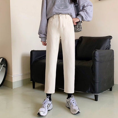 Damen Chino-Hose Hochtailliert Eveloria