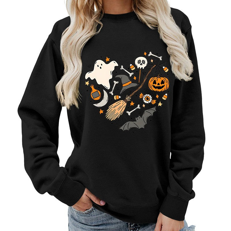 Damen Halloween Sweatshirt Eveloria Kreatives Motiv