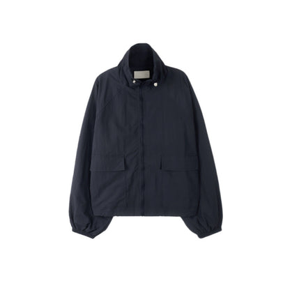 Damen Übergangsjacke Sportlich Hochkragen Praktische Taschen