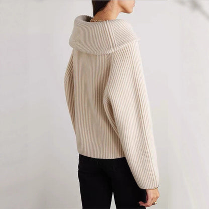 Damen Kapuzensweater Ripp-Design Lässig Grau Eveloria
