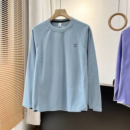 Damen Langarmshirt Strukturiertes Design Eveloria