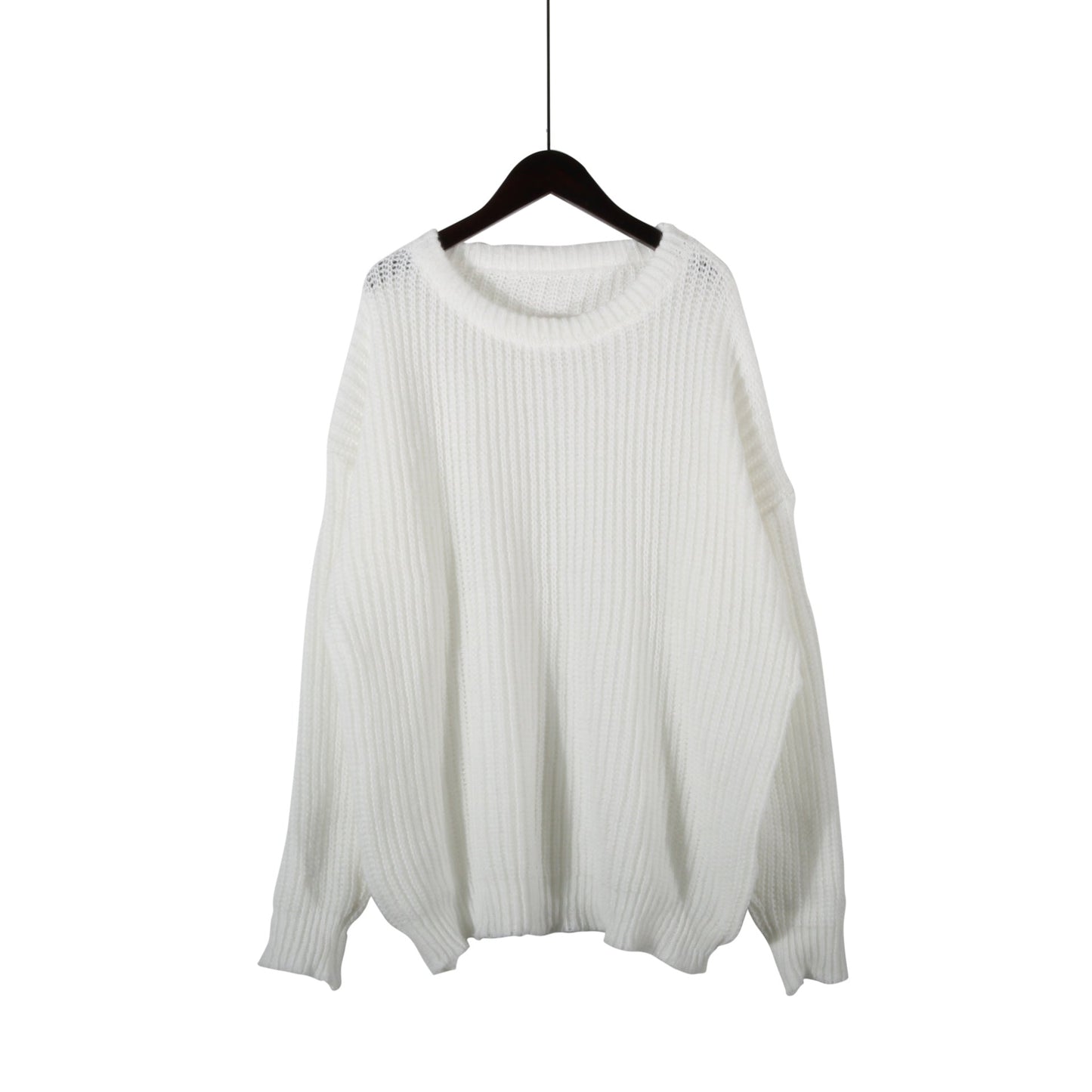 Damen Grobstrickpullover Oversized Lässig Eveloria