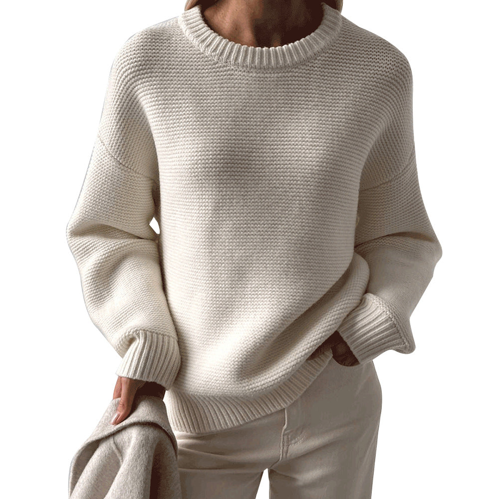 Damen Strickpullover Eveloria Merino Wolle