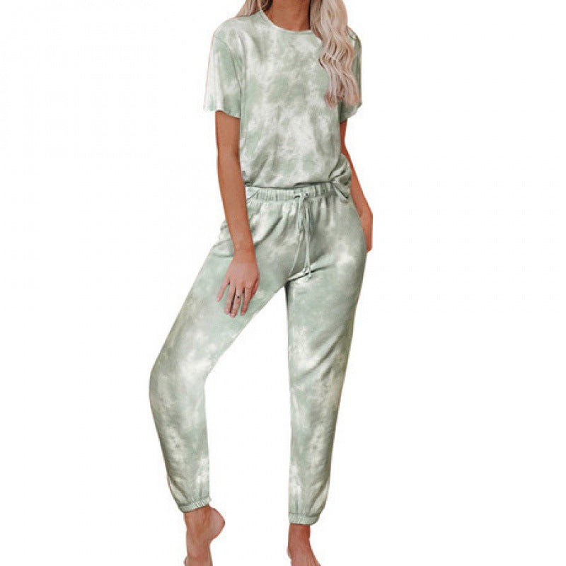 Damen Freizeit-Set Batikdesign Elastisch