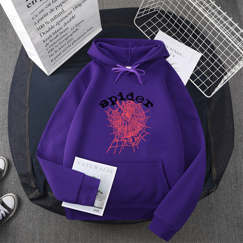 Damen Kapuzensweater Spinnenmotiv Eveloria