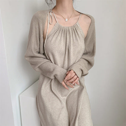 Damen Maxikleid Verstellbare Träger Elegant Eveloria