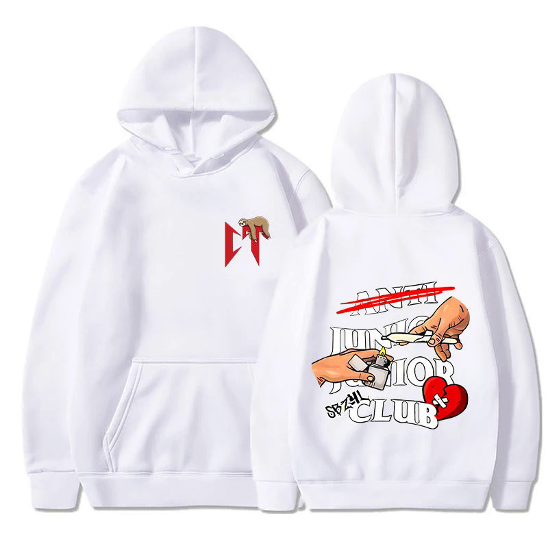 Damen Kapuzenpullover Bequem Grafikdesign Eveloria
