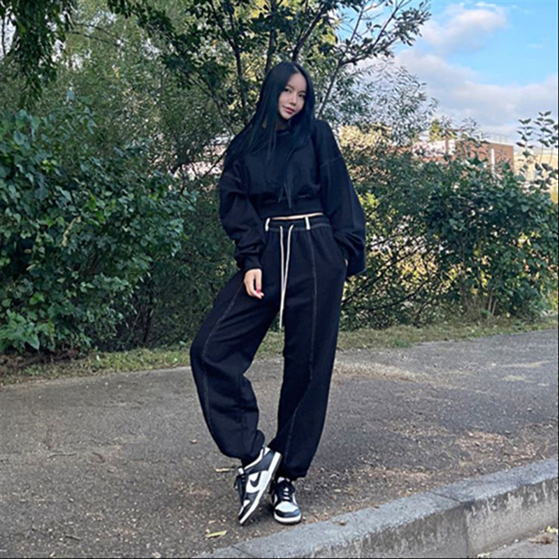 Damen Hoodie Set Sportlich Lässig mit Jogginghose Bequem - Eveloria