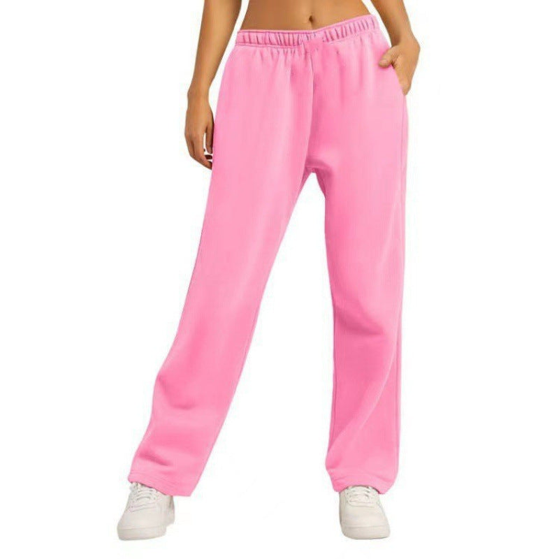 Damen Freizeithose Bequeme Passform Seitentaschen Eveloria