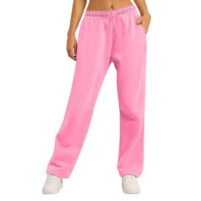 Damen Freizeithose Bequeme Passform Seitentaschen Eveloria