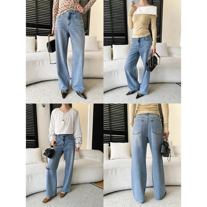 Damen Weite Vintage-Jeans Eveloria