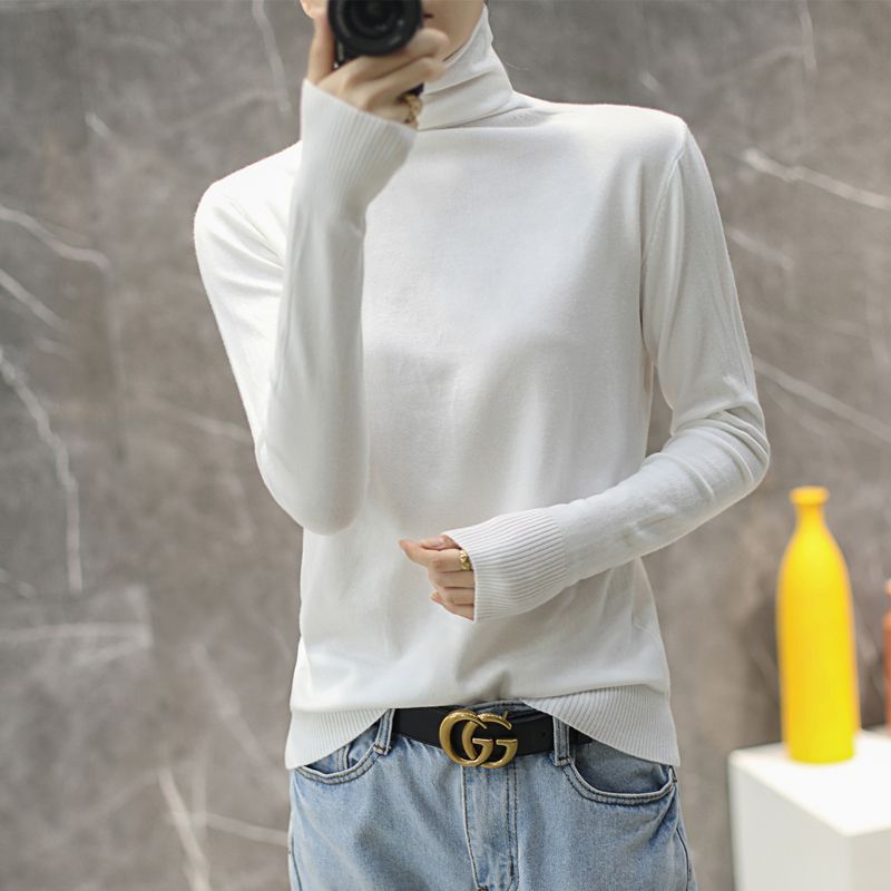 Damen Rollkragenpullover Hochwertig Eveloria