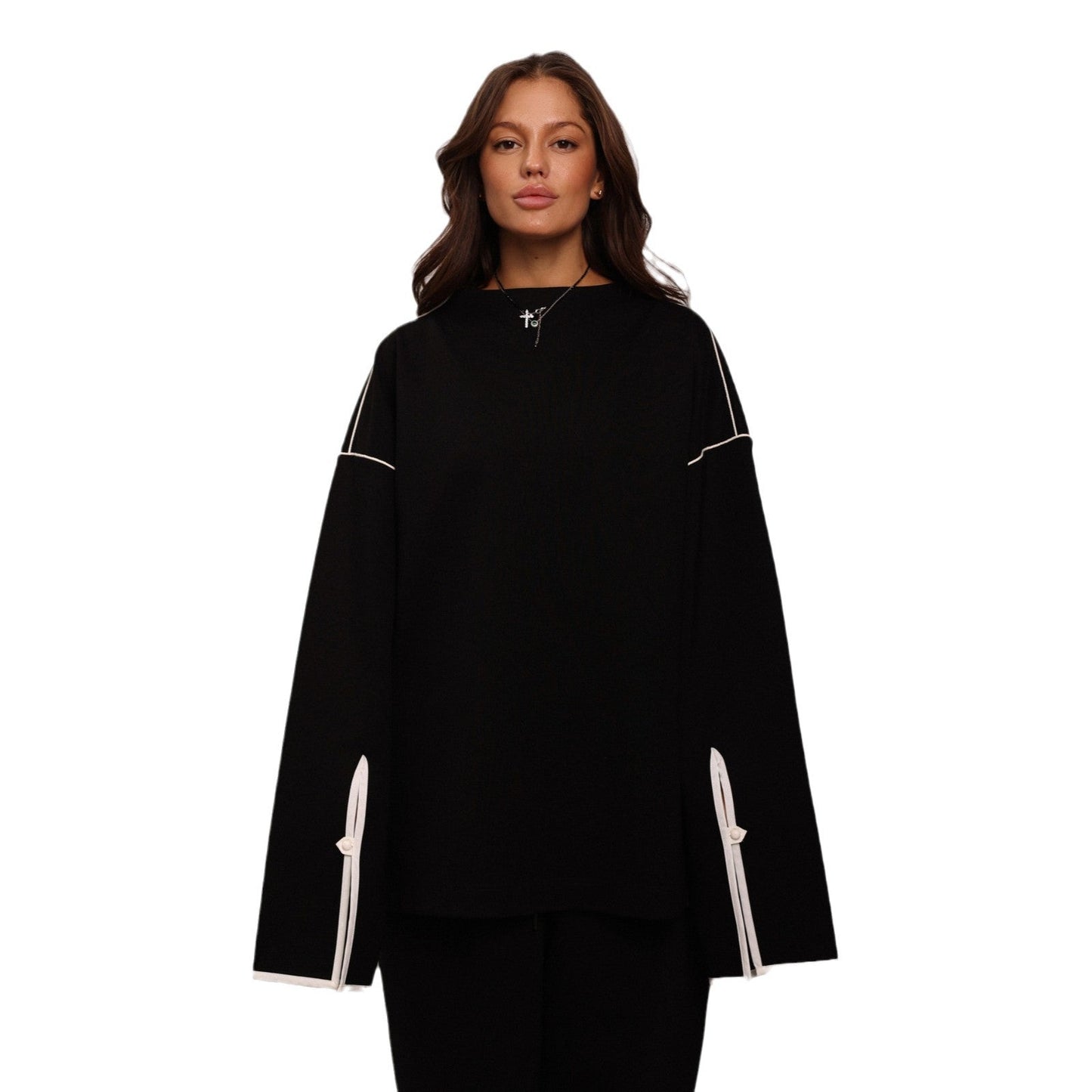 Damen Oversized Zwei-in-eins Kleidungsset