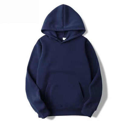 Damen Hoodie Weiches Innenfutter Kängurutasche Grau Eveloria