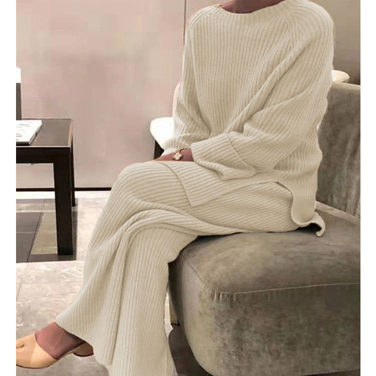 Damen Strickensemble Weit Schnitt Eveloria