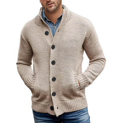 Herren Strickjacke Modern Komfortable Taschen