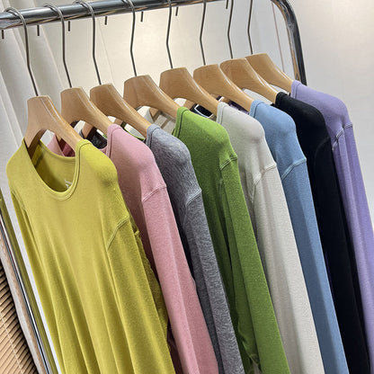 Damen Langarmshirt Weiches Jersey Ergonomisch Eveloria