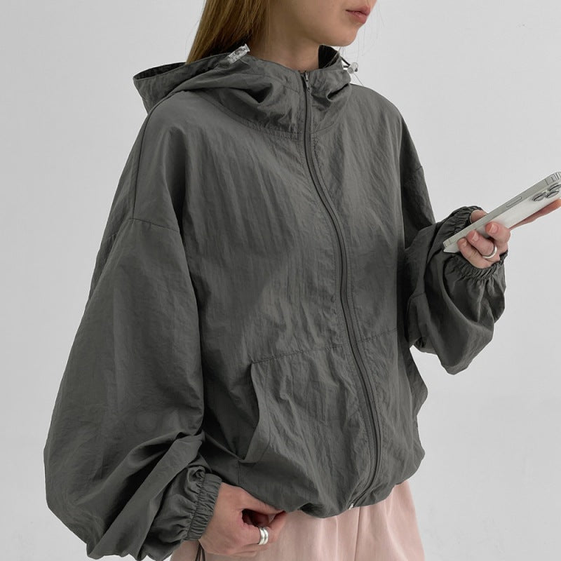 Damen Outdoor-Windjacke Leicht Verstellbar Eveloria