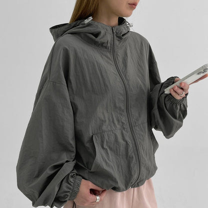 Damen Outdoor-Windjacke Leicht Verstellbar Eveloria