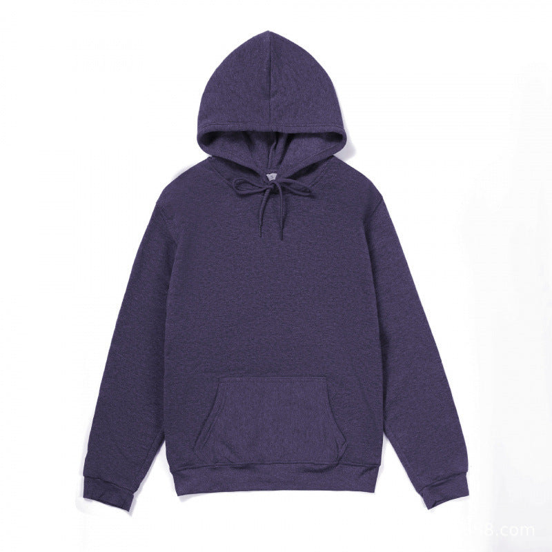 Damen Kapuzenpullover Bequem Kängurutaschen Grau