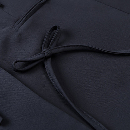 Damen Blazerjacke Dekoratives Bindendetail