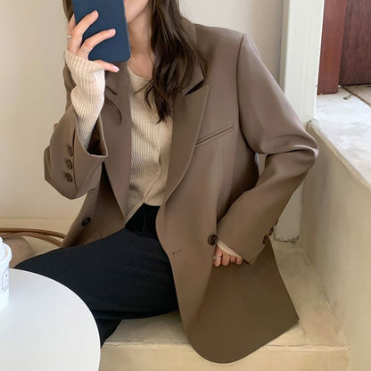 Damen Oversize Blazer Strukturiert Eveloria - Eveloria