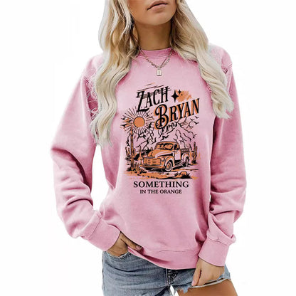 Damen Sweatshirt Vintage Truck Design Eveloria