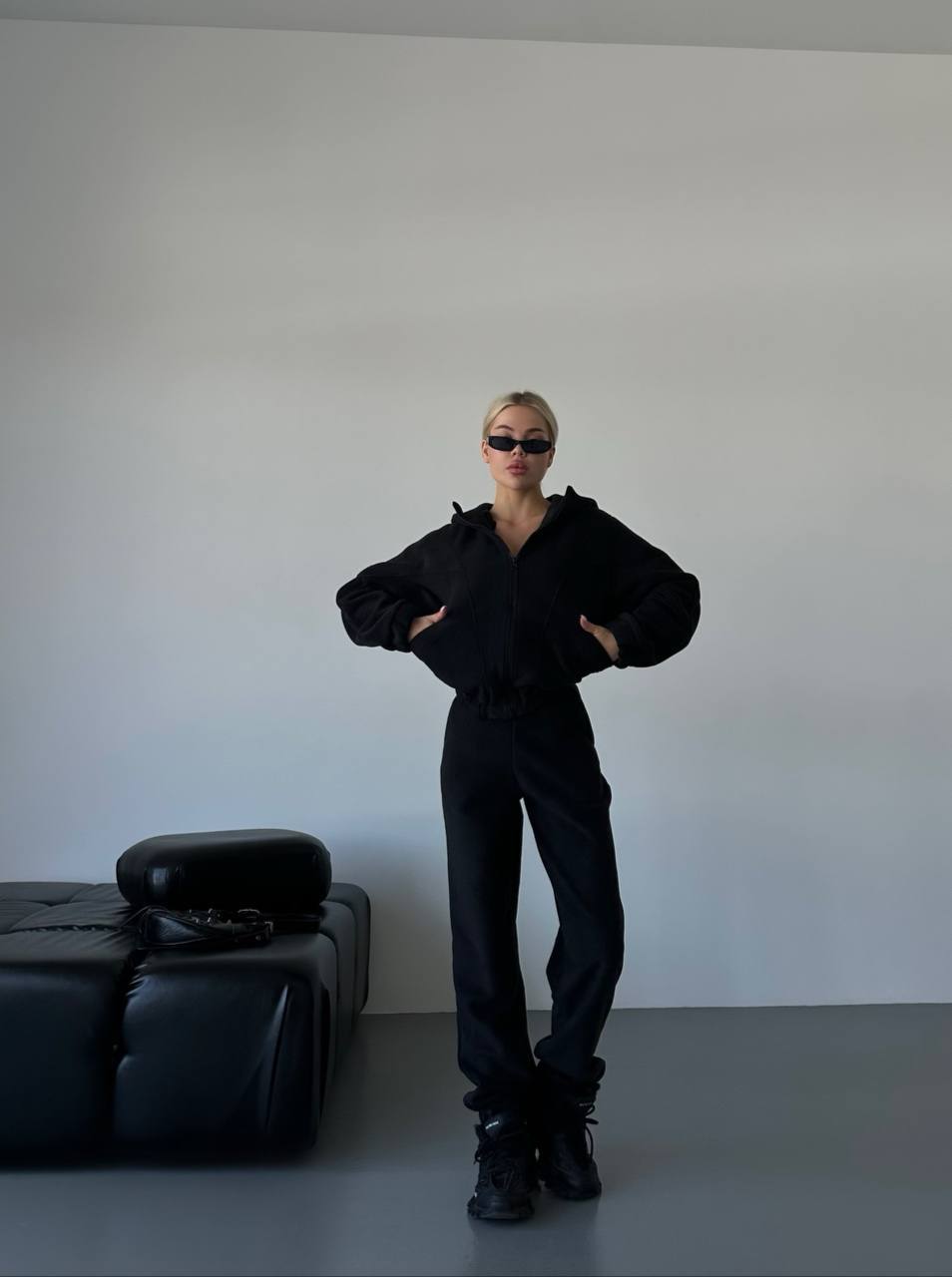 Damen Fleece-Jogginganzug Eveloria Hochwertig