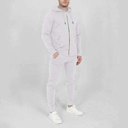 Herren Jogginganzug-Set mit Taschen und hohem Kragen Eveloria