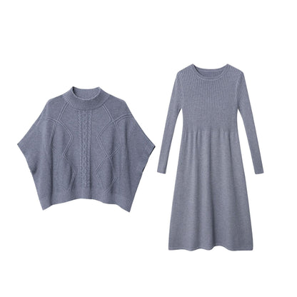 Damen Strickpullover Hochgeschlossen Zopfmuster Elegantes Design Beige