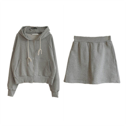Damen Sweatjacke Lässig Reißverschluss Durchgehend Eveloria