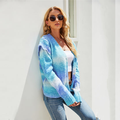 Damen Strickjacke Buntmeliert Eveloria