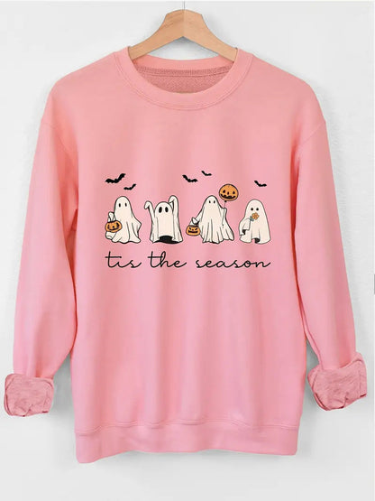 Damen Sweatshirt Halloween-Motiv Lässiger Schnitt Eveloria