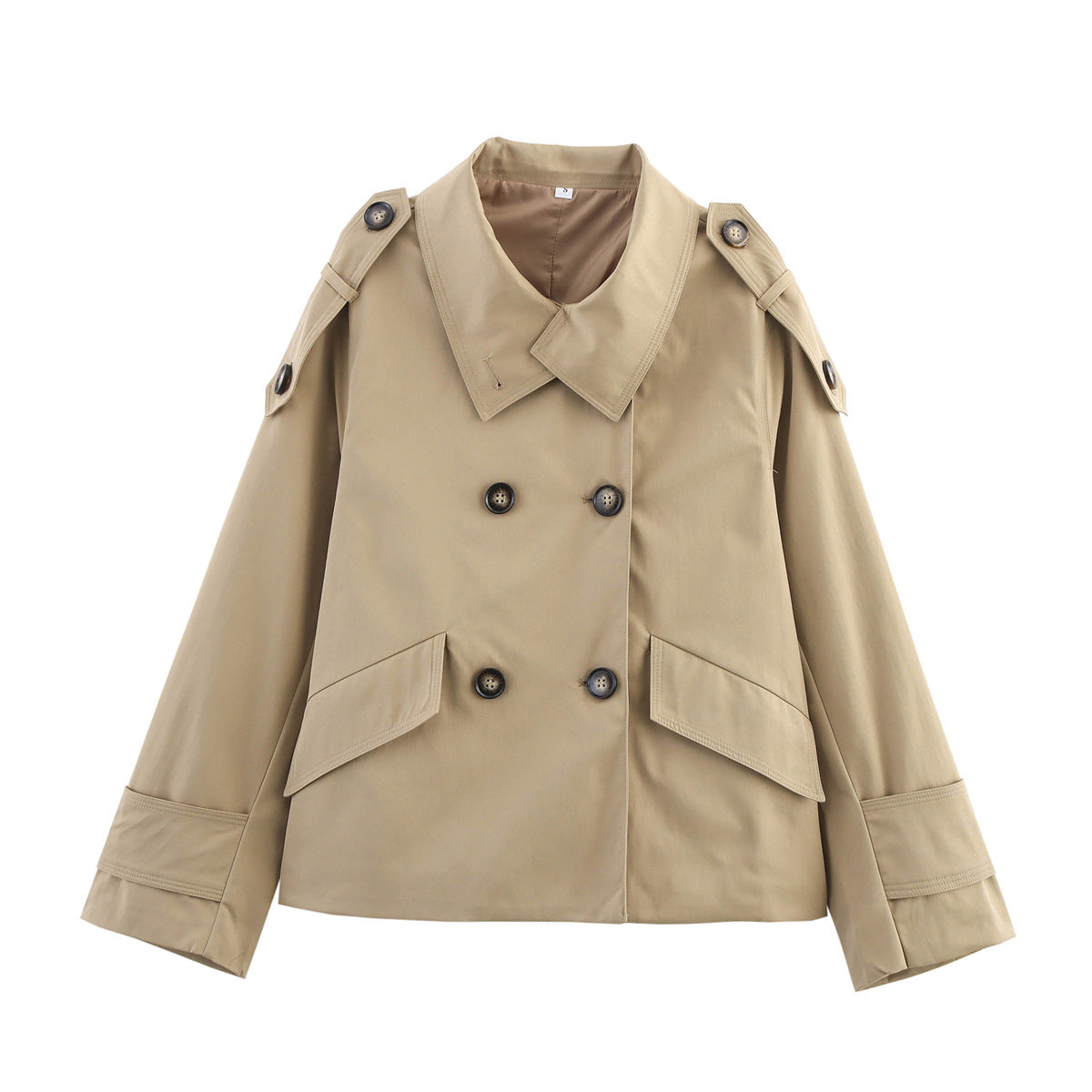 Damen Trenchcoatjacke Kurz Eveloria