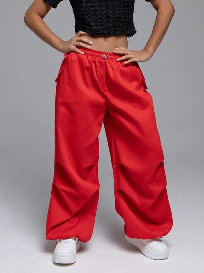 Damen Weite Hose Bequem Eveloria