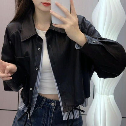 Damen Kurzjacke Eveloria Lässig Modisch
