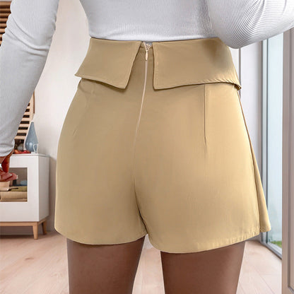 Damen Plisserrock Elegante Taillierung