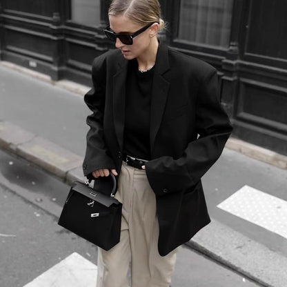 Damen Blazer Elegant Lässig Eveloria