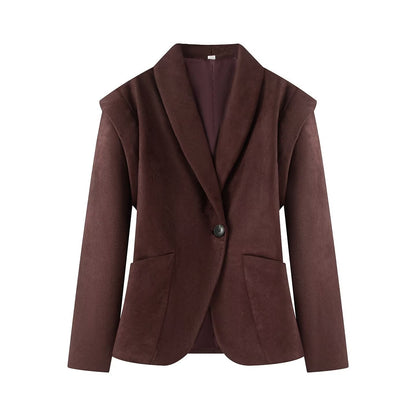 Damen Blazerjacke Strukturiert Eveloria