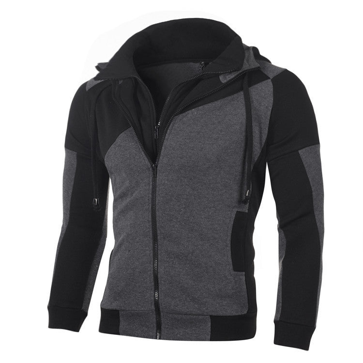 Damen Sportkapuzenjacke Hochkragen Reißverschlusstaschen
