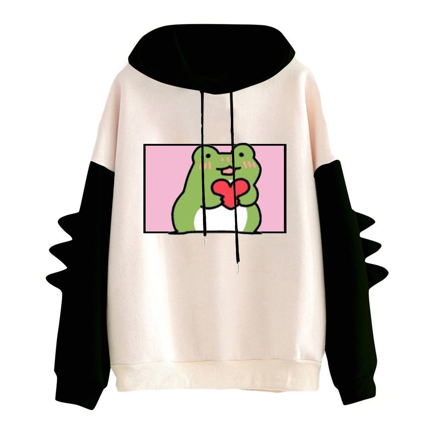Damen Hoodie Froschdesign Eveloria