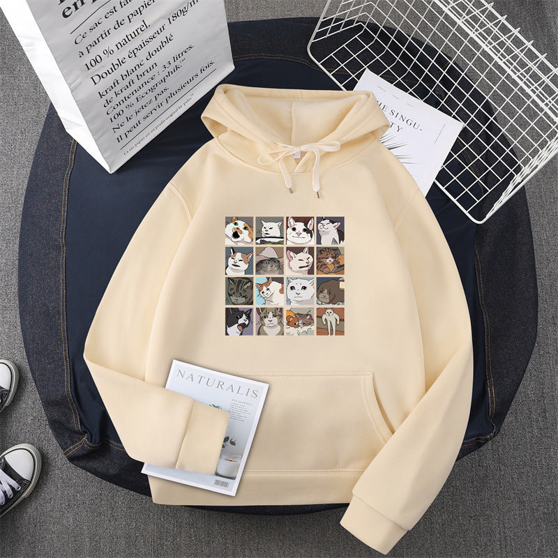 Damen Sweatshirt Tier-Motiv Eveloria