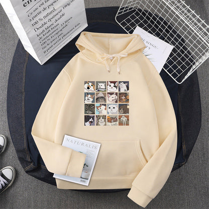 Damen Sweatshirt Tier-Motiv Eveloria