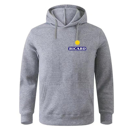 Damen Kapuzenpullover Hochwertige Baumwolle Lässiger Schnitt Grau