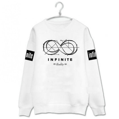 Damen Sweatshirt Endlosschleifen-Design Komfortpassform Grau Eveloria
