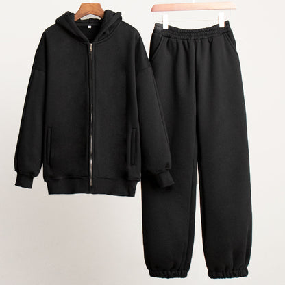 Damen Sportliche Hoodie Jogginghose Set Eveloria